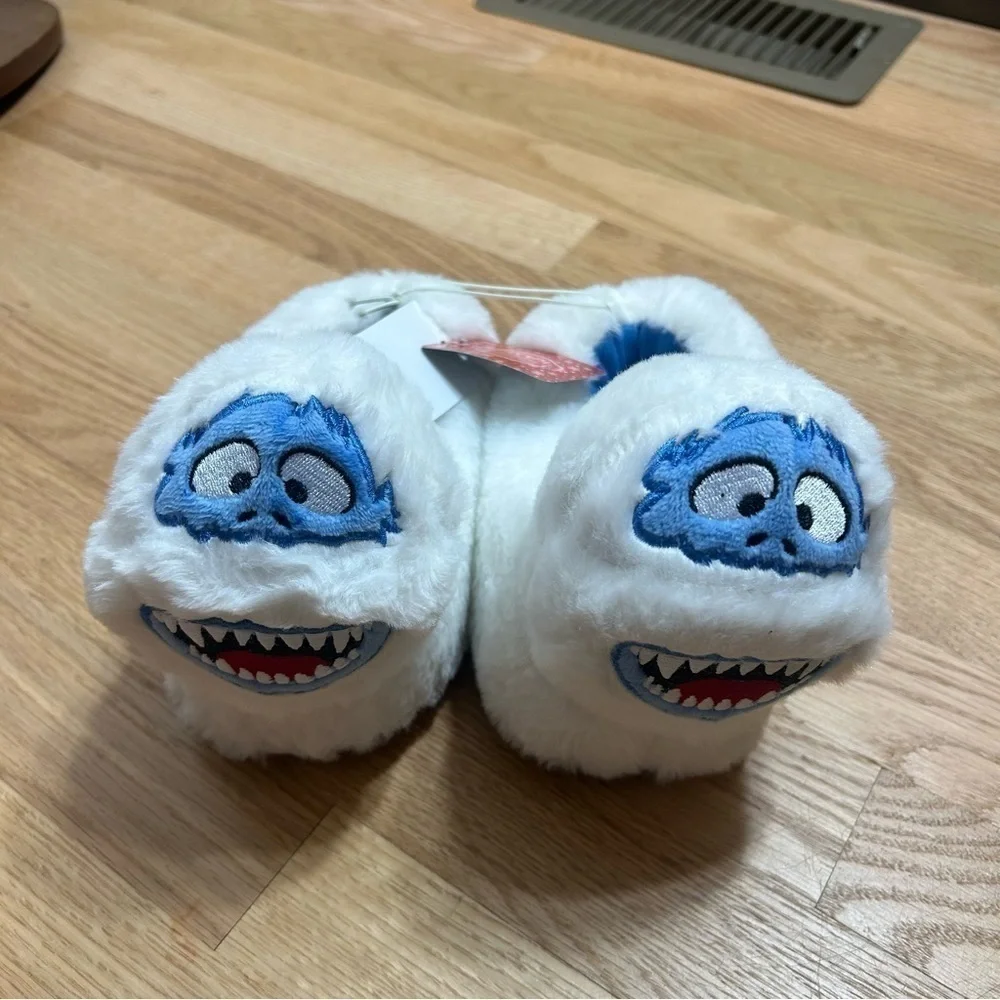 Abominable Snowman Slippers NWT 9/10 Kids Toddler Rudolph the Red Nosed Reindeer